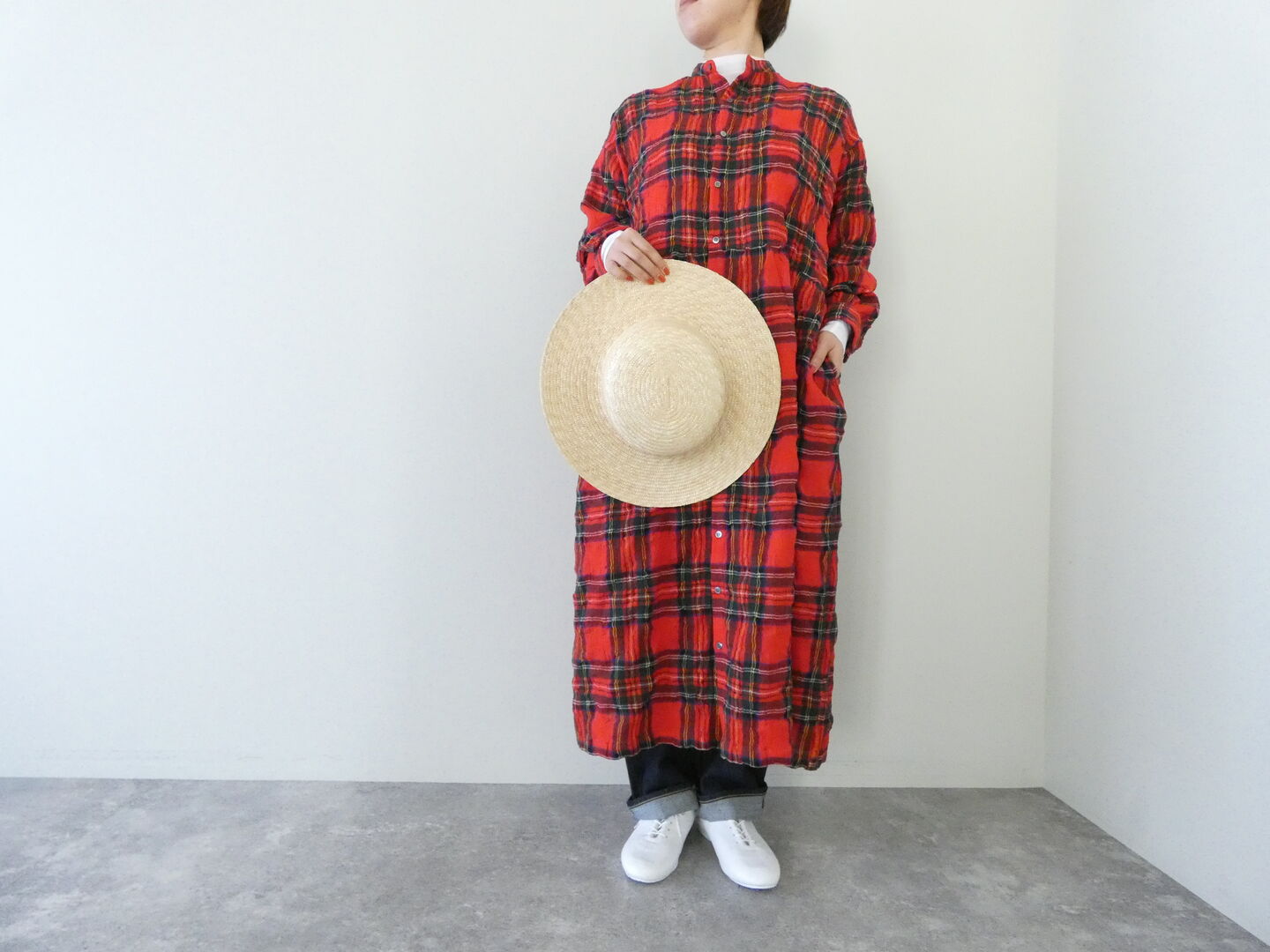 ichiAntiquite's(イチアンティークス) TARTAN CHECK DRESS(1200325) ichiAntiquite's(イチアンティークス) TARTAN CHECK DRESS(1200325)
