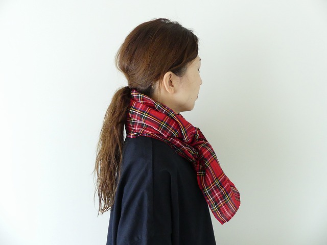 R&D.M(オールドマンズテーラー) LINEN TARTAN CHECK STOLE(OLD6035