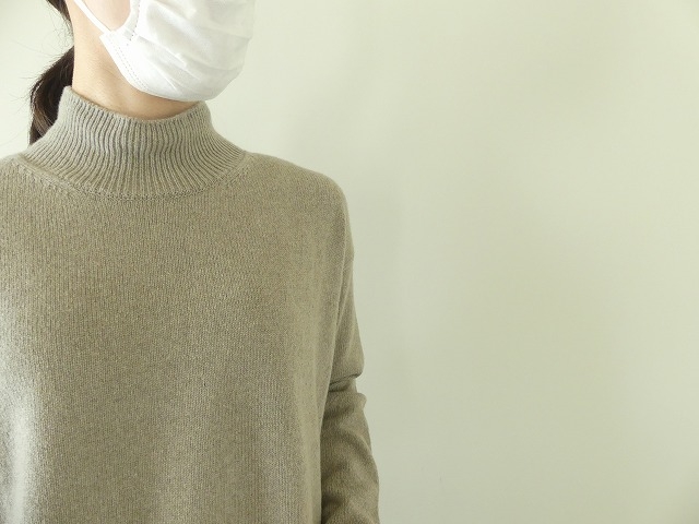 evam eva(エヴァムエヴァ) wool sable turtleneck(E223K194) | SPACE MOO