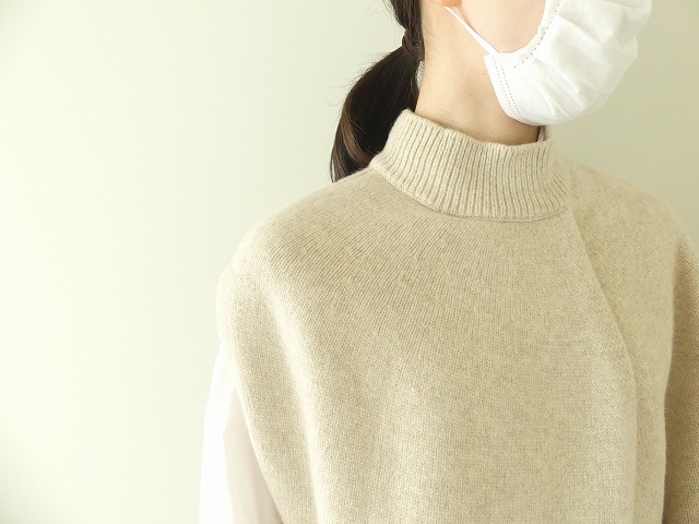 HAU(ハウ) knit vest lap cashmere wool(2211-0345) | SPACE MOO