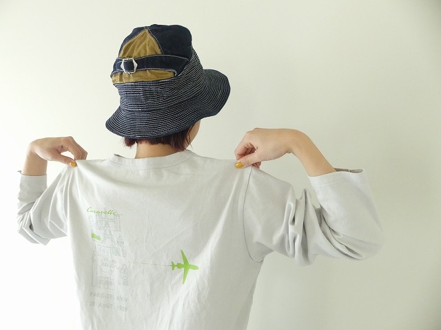 快晴堂(かいせいどう) ロゴT「旅への便り」長袖UNI-Tシャツ COMFORT