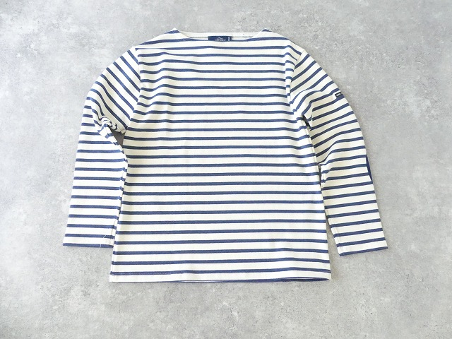 SAINT　JAMES(セントジェームス) ひじパッチボーダーカットソー ECRU/INDIGO/MARINEの商品画像10