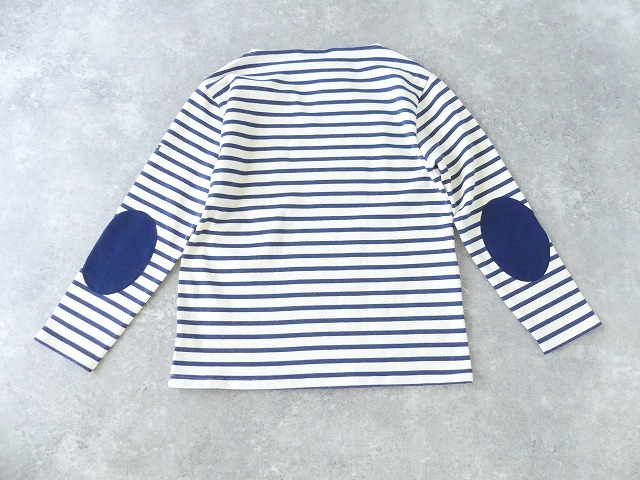 SAINT　JAMES(セントジェームス) ひじパッチボーダーカットソー ECRU/INDIGO/MARINEの商品画像12