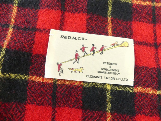 R&D.M(オールドマンズテーラー) WOOL TARTAN CHECK BLANKETの商品画像24