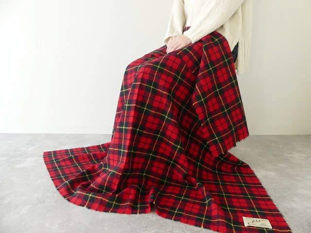 R&D.M(オールドマンズテーラー) WOOL TARTAN CHECK BLANKETの商品画像3