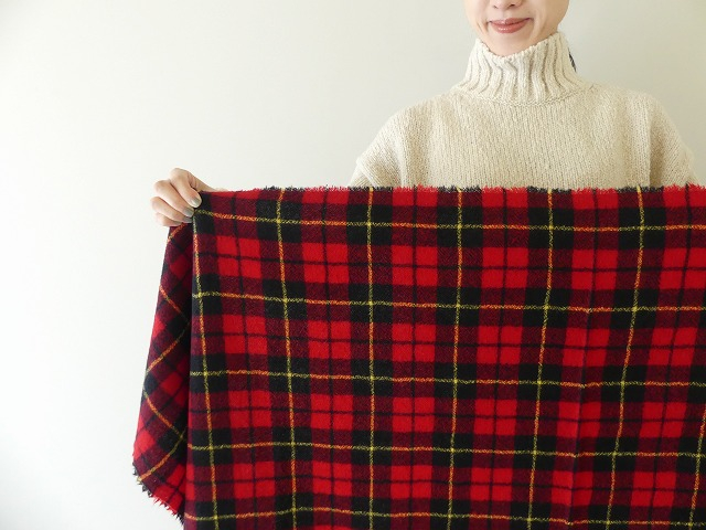 R&D.M(オールドマンズテーラー) WOOL TARTAN CHECK BLANKETの商品画像4