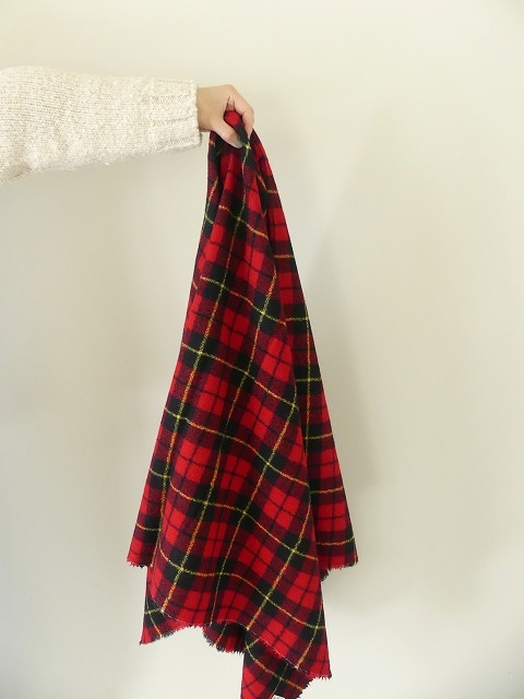 R&D.M(オールドマンズテーラー) WOOL TARTAN CHECK BLANKETの商品画像8