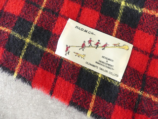 R&D.M(オールドマンズテーラー)  WOOL TARTAN CHECK MUFFLERの商品画像30