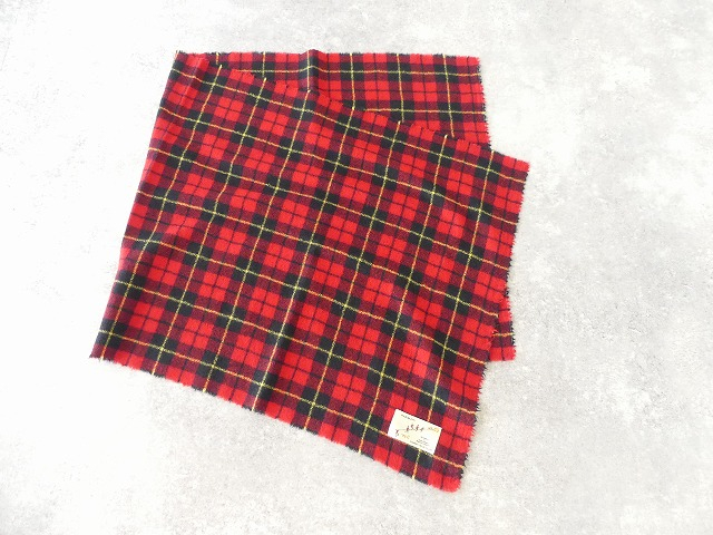 R&D.M(オールドマンズテーラー)  WOOL TARTAN CHECK MUFFLERの商品画像8