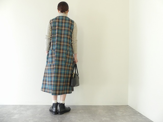 SARAHWEAR(サラウェア) Worted Tartan sleeveless Dressの商品画像10