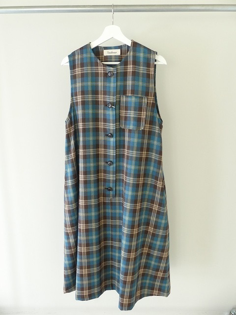 SARAHWEAR(サラウェア) Worted Tartan sleeveless Dressの商品画像2