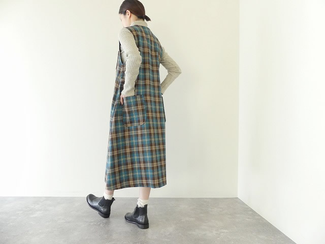 SARAHWEAR(サラウェア) Worted Tartan sleeveless Dressの商品画像8