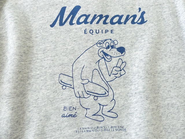 SOUFFLE 裏微起毛プリントスウェットプルオーバー　Mamansの商品画像13