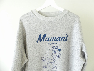 SOUFFLE 裏微起毛プリントスウェットプルオーバー　Mamansの商品画像31