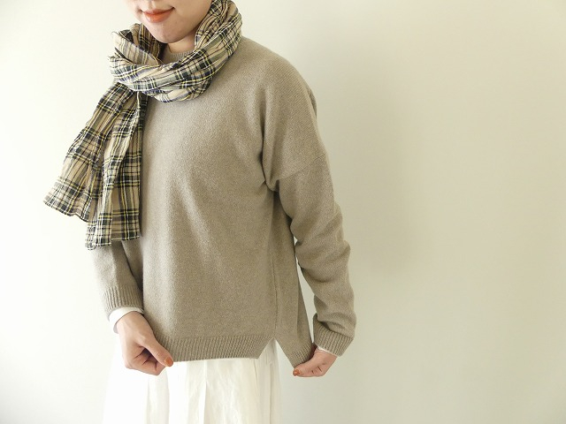 evam eva(エヴァムエヴァ) wool sable pulloverの商品画像1