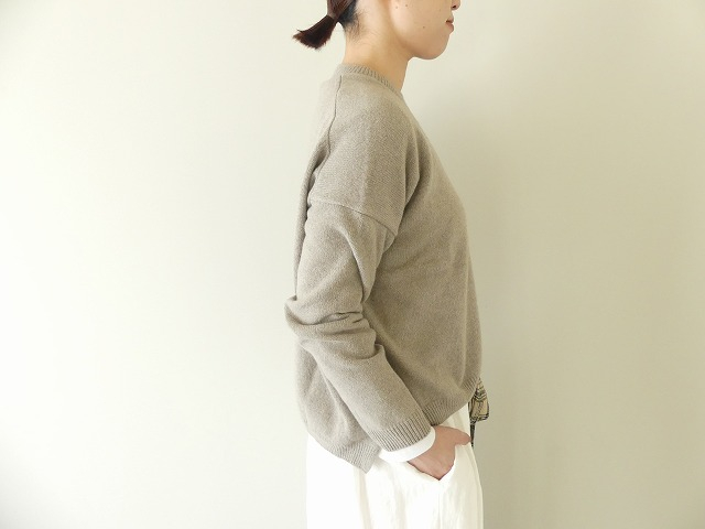 evam eva(エヴァムエヴァ) wool sable pulloverの商品画像8