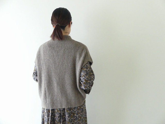 evam eva(エヴァムエヴァ) alpaca lily vestの商品画像4