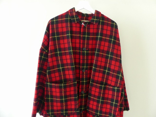 R&D.M(オールドマンズテーラー) WOOL TARTAN CHECK OPEN COLLAR WORK COATの商品画像21