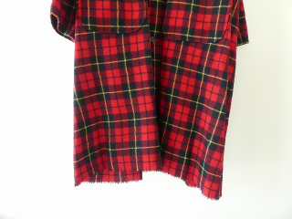 R&D.M(オールドマンズテーラー) WOOL TARTAN CHECK OPEN COLLAR WORK COATの商品画像22