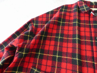 R&D.M(オールドマンズテーラー) WOOL TARTAN CHECK OPEN COLLAR WORK COATの商品画像27