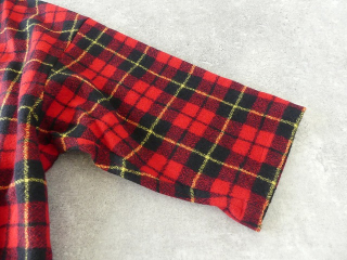 R&D.M(オールドマンズテーラー) WOOL TARTAN CHECK OPEN COLLAR WORK COATの商品画像28