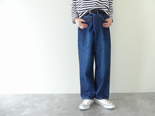 TWISTED DENIM PANTS VINTAGE LIKE