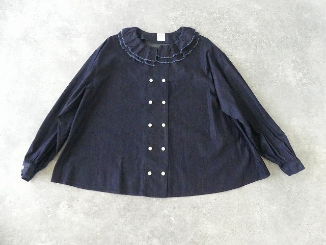 bulle de savon(ビュルデサボン) 5.5oz denim bebe プルオーバーの商品画像10