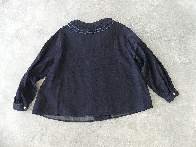 bulle de savon(ビュルデサボン) 5.5oz denim bebe プルオーバーの商品画像12