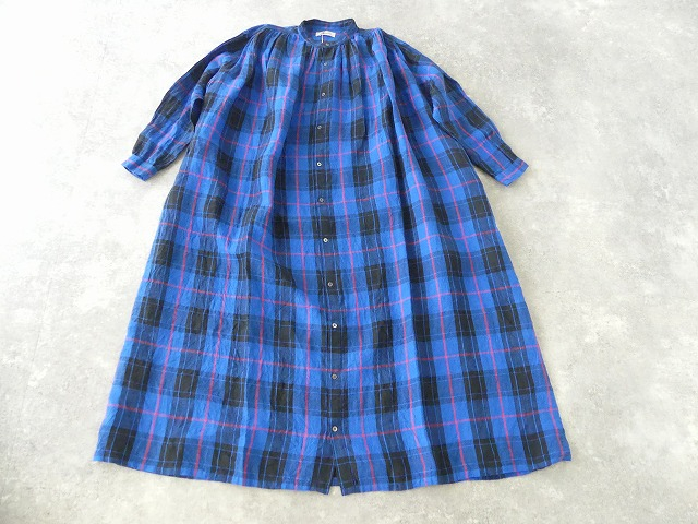 ichiAntiquite's(イチアンティークス) LINEN TARTAN DRESSの商品画像11