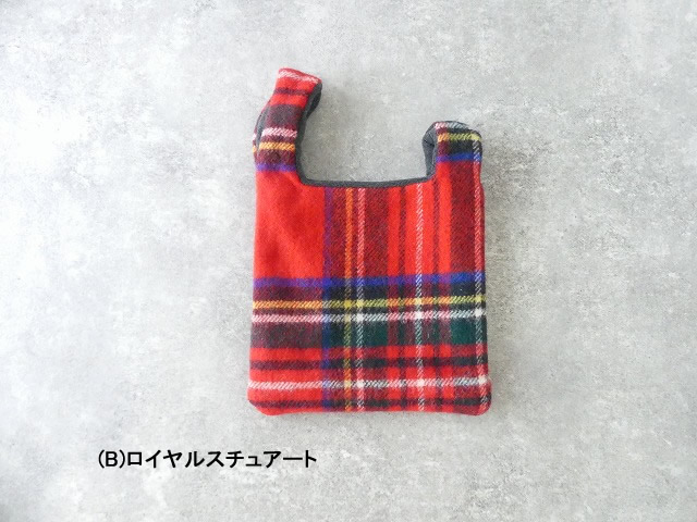 TWEED MILL(ツイードミル) チェック×フリース　ワンハンドルBAGの商品画像9