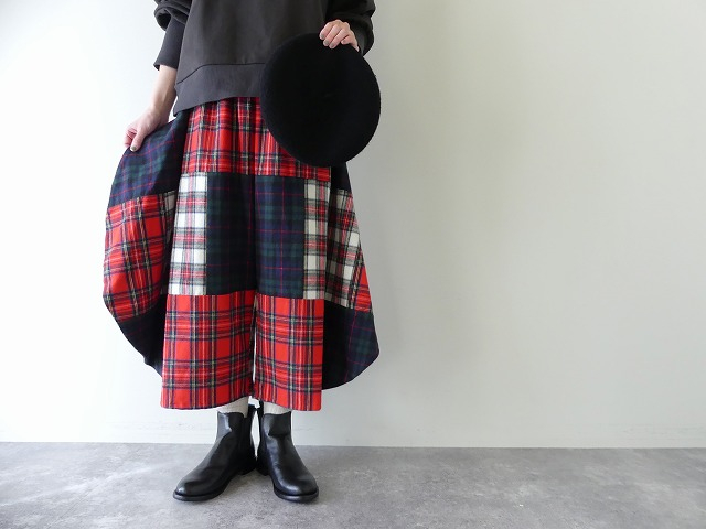 I am I in fact(アイアムアイ インファクト) TARTAN CHECK patchwork パンツの商品画像1