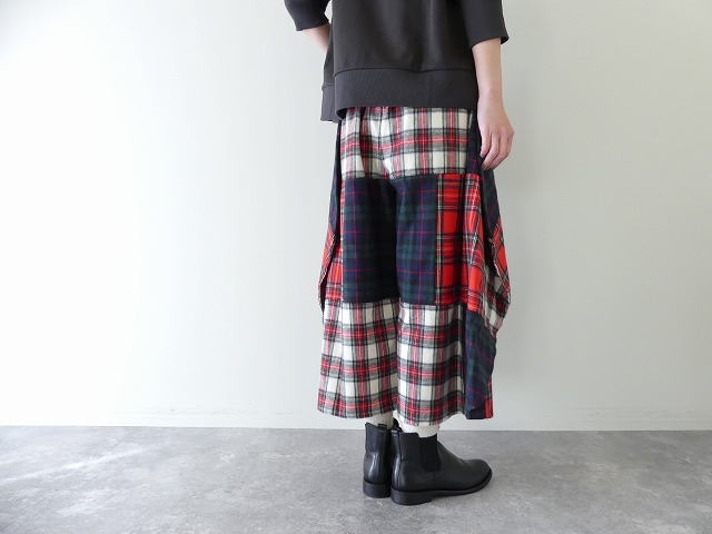 I am I in fact(アイアムアイ インファクト) TARTAN CHECK patchwork パンツの商品画像3