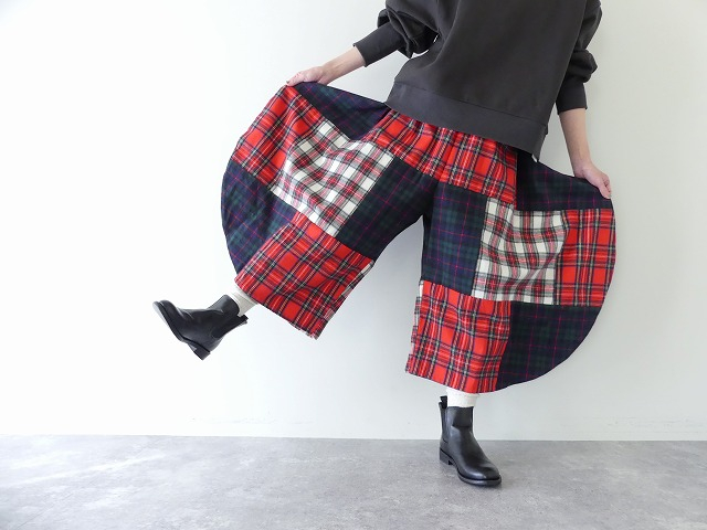 I am I in fact(アイアムアイ インファクト) TARTAN CHECK patchwork パンツの商品画像6