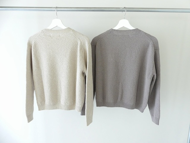 evam eva(エヴァムエヴァ) moss stitch pulloverの商品画像13