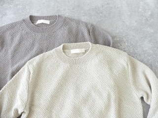 evam eva(エヴァムエヴァ) moss stitch pulloverの商品画像22