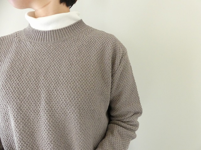 evam eva(エヴァムエヴァ) moss stitch pulloverの商品画像4