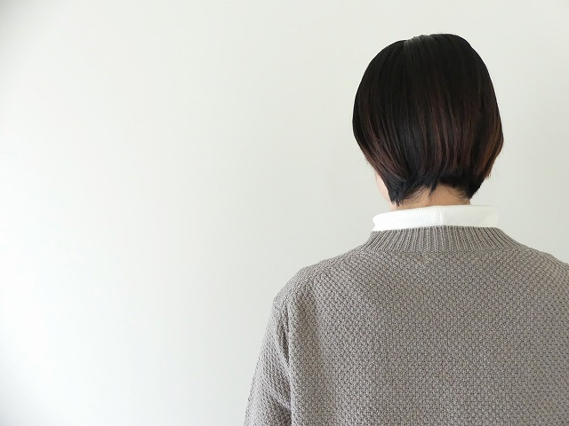 evam eva(エヴァムエヴァ) moss stitch pulloverの商品画像6