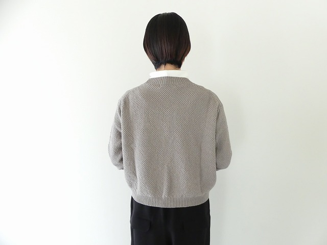 evam eva(エヴァムエヴァ) moss stitch pulloverの商品画像9