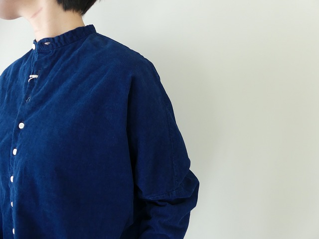 R&D.M(オールドマンズテーラー) INDIGO LIGHT CORDUROY BUGGY SHIRTの商品画像3