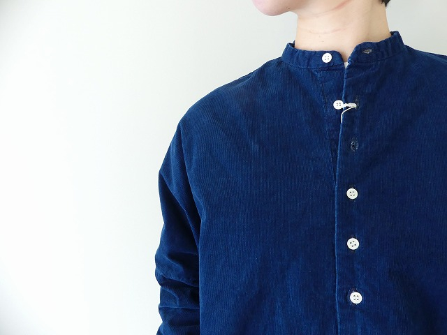 R&D.M(オールドマンズテーラー) INDIGO LIGHT CORDUROY BUGGY SHIRTの商品画像5