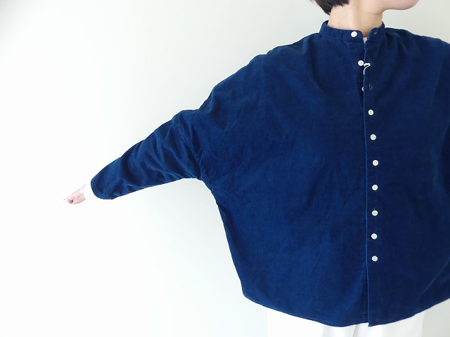 R&D.M(オールドマンズテーラー) INDIGO LIGHT CORDUROY BUGGY SHIRTの商品画像6