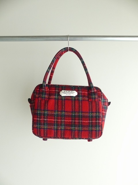 R&D.M(オールドマンズテーラー) WOOL TARTAN CHECK BOSTON BAGの商品画像2