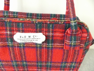 R&D.M(オールドマンズテーラー) WOOL TARTAN CHECK BOSTON BAGの商品画像23