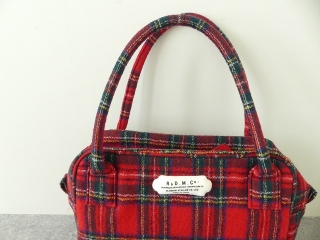 R&D.M(オールドマンズテーラー) WOOL TARTAN CHECK BOSTON BAGの商品画像24