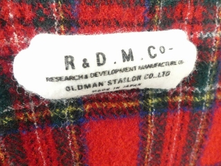 R&D.M(オールドマンズテーラー) WOOL TARTAN CHECK BOSTON BAGの商品画像27