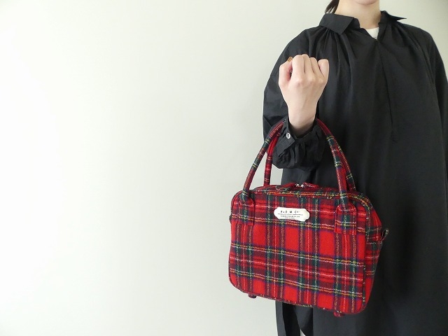 R&D.M(オールドマンズテーラー) WOOL TARTAN CHECK BOSTON BAGの商品画像4