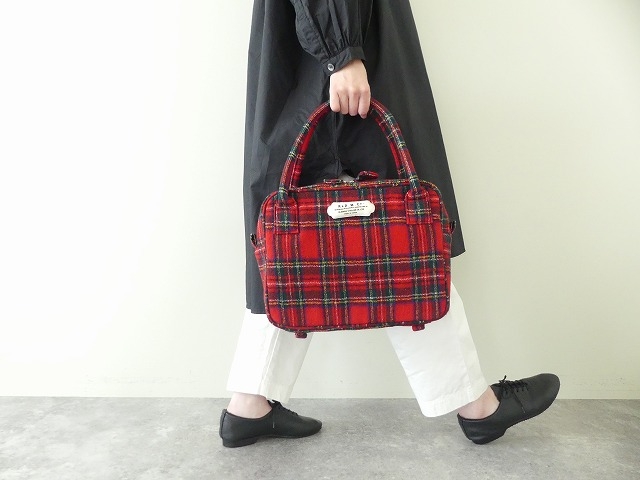 R&D.M(オールドマンズテーラー) WOOL TARTAN CHECK BOSTON BAGの商品画像5