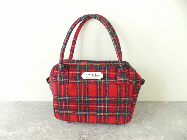 R&D.M(オールドマンズテーラー) WOOL TARTAN CHECK BOSTON BAGの商品画像7