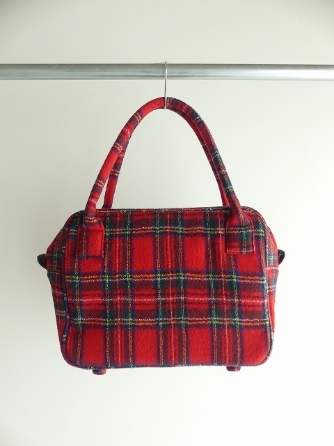 R&D.M(オールドマンズテーラー) WOOL TARTAN CHECK BOSTON BAGの商品画像9