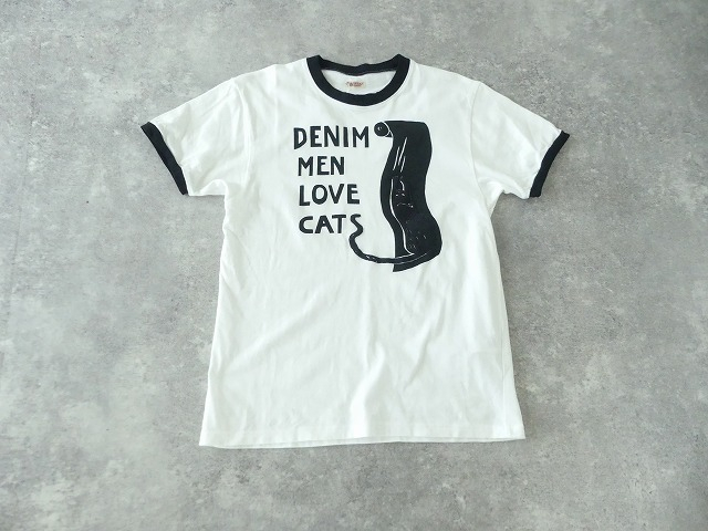 KAPITAL(キャピタル) 天竺リンガーT DENIM MEN LOVE CATスクラッチプリントの商品画像10